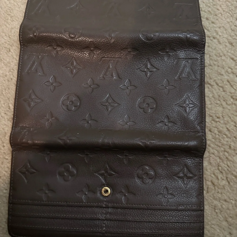 Louis Vuitton Monogram empreinte long Wallet - Picture 3 of 7